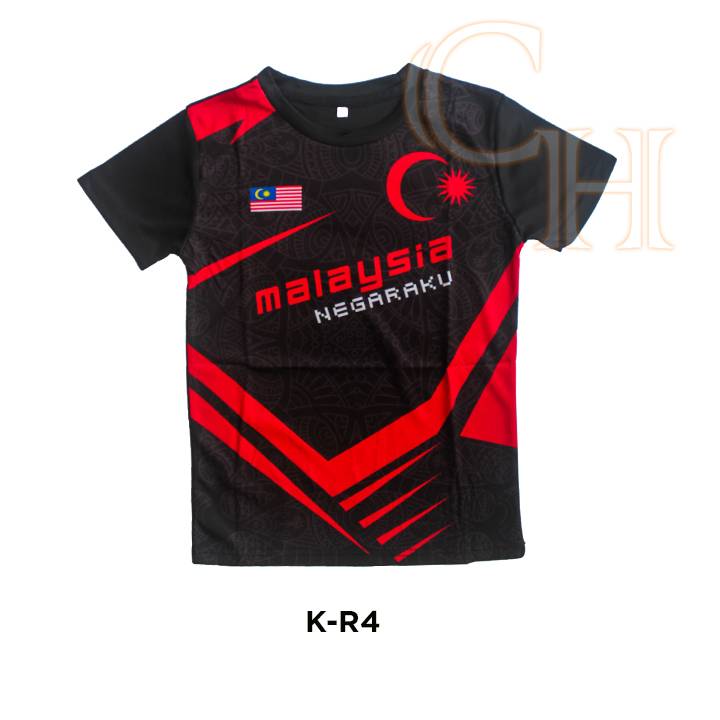 Harga Borong Kids Jersey Malaysia T Shirt Malaysia Short Sleeves Baju Jersi Budak Malaysia Lengan Pendek
