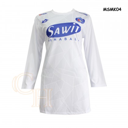 MALAYSIA JERSEY DESIGN NEGERI BARU FOOTBALL CLUB SOCCER PEREMPUAN LENGAN PANJANG MSMK
